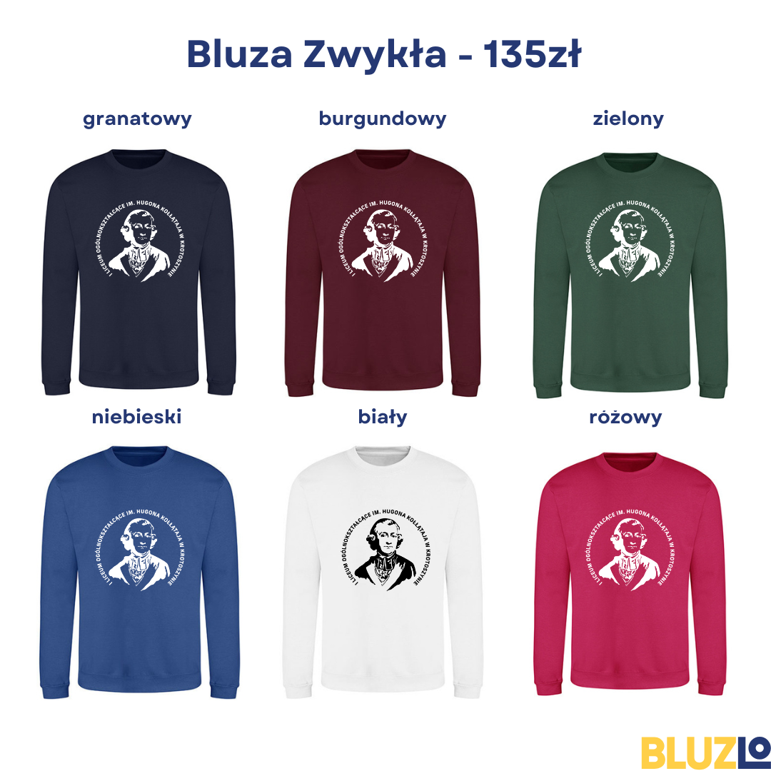 Bluza bez kaptura I LO Krotoszyn - obrazek 3