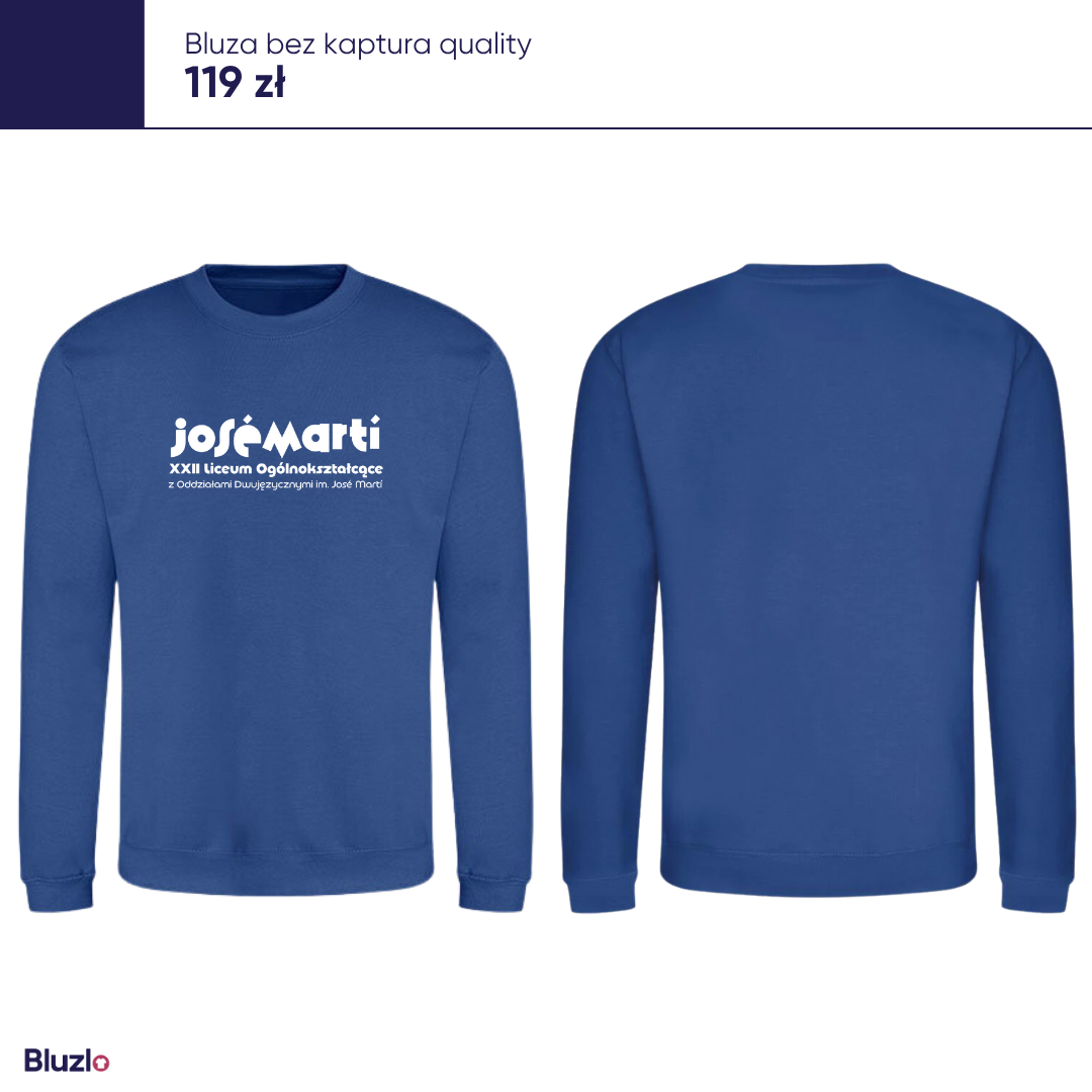 Bluza bez kaptura Jose Marti Warszawa - obrazek 3