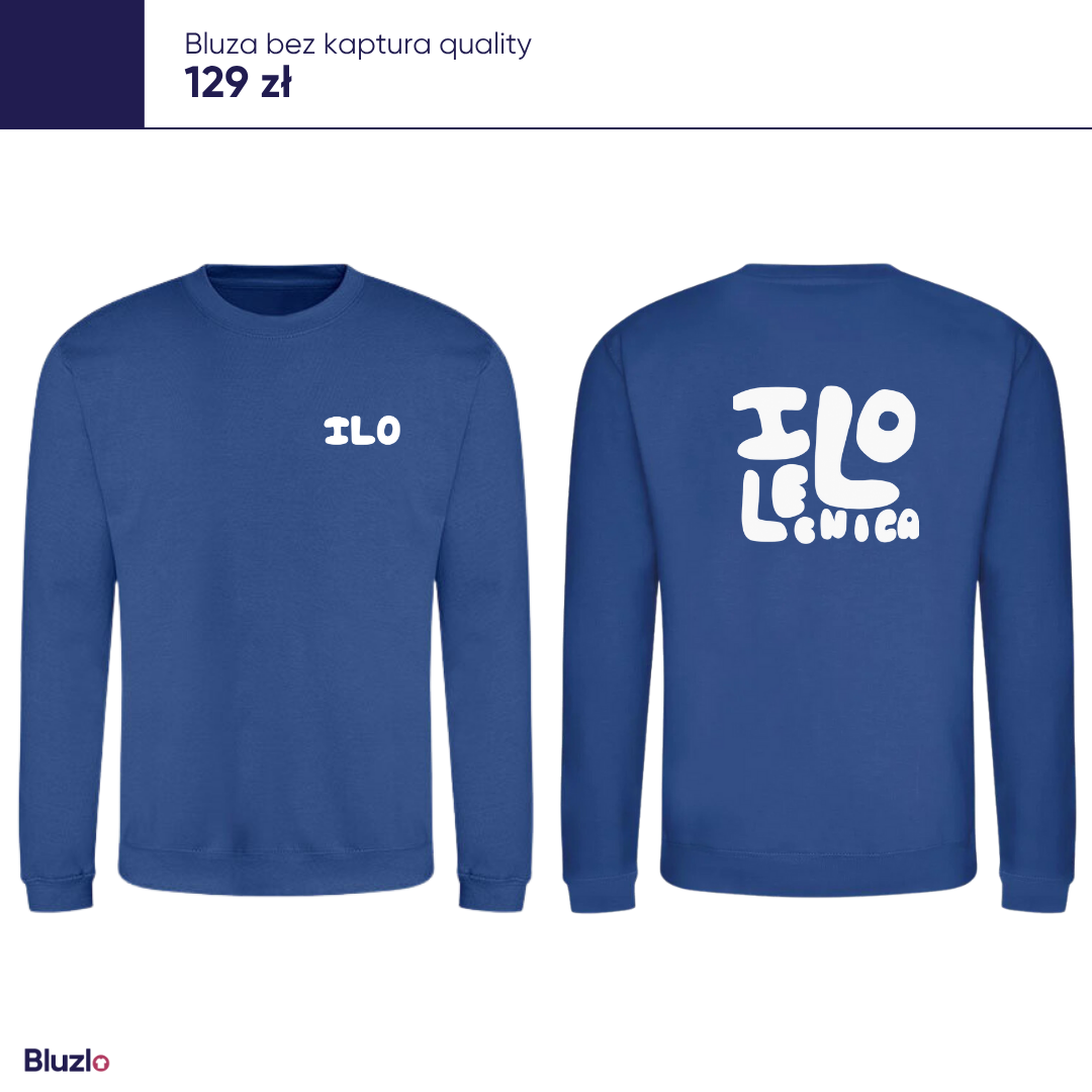 Bluza bez kaptura I LO Legnica - obrazek 2