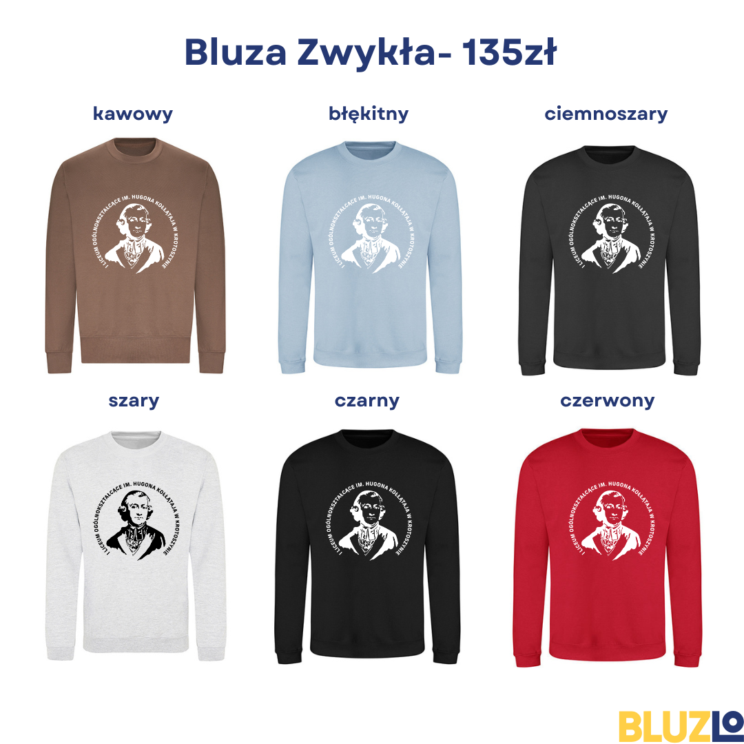 Bluza bez kaptura I LO Krotoszyn - obrazek 4