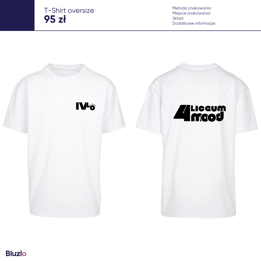 T-Shirt oversize IV LO Gliwice - obrazek 2