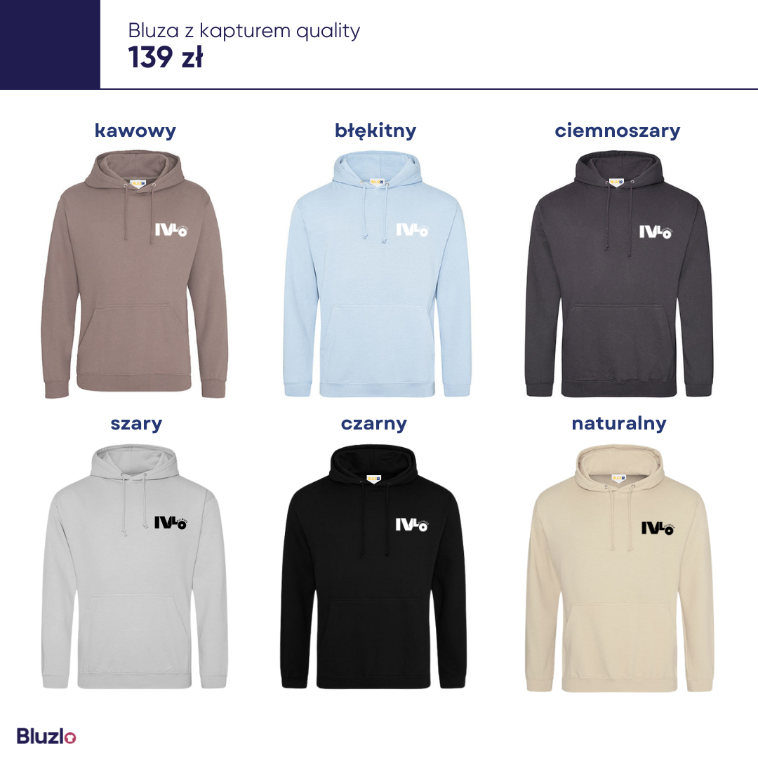 Bluza z kapturem IV LO Gliwice - obrazek 4
