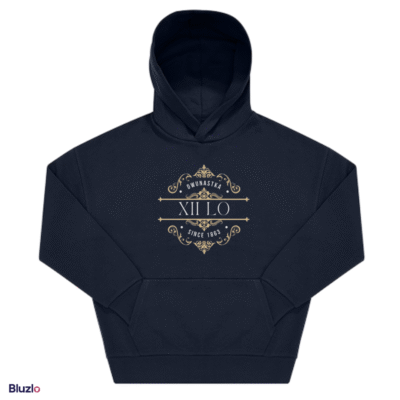 Bluza boxy z kapturem XII LO Łódź