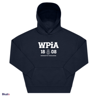 Bluza boxy z kapturem WPIA UW