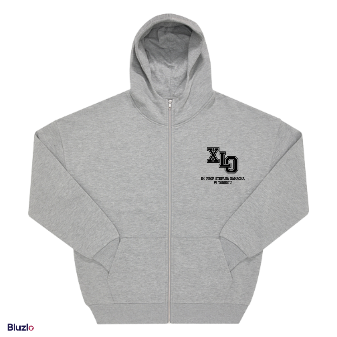 Bluza boxy rozpinana X LO Toruń