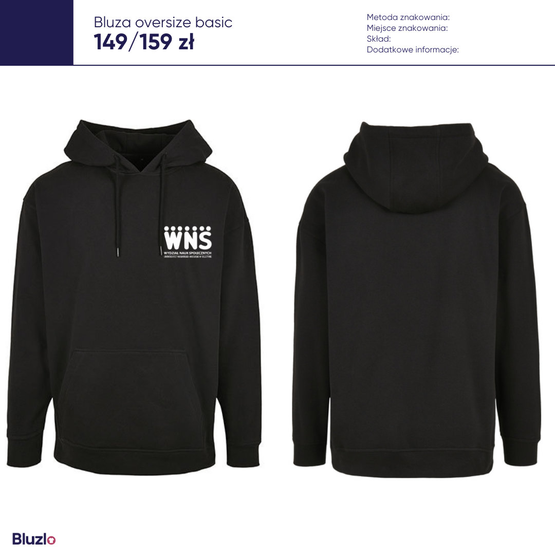 Bluza oversize WNS UWM - obrazek 5