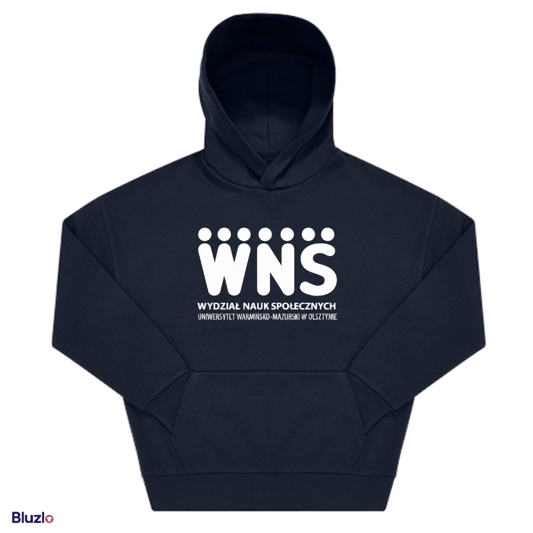 Bluza boxy z kapturem WNS UWM