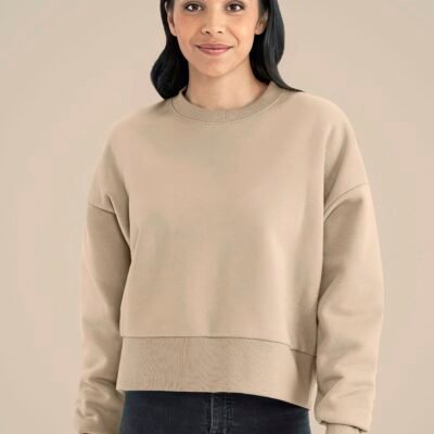 Bluza crewneck boxy oversize na zamówienie damska - oversize