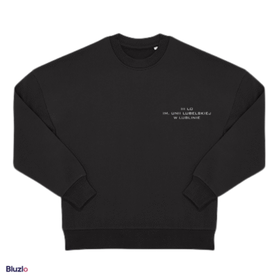 Bluza boxy bez kaptura III LO Lublin