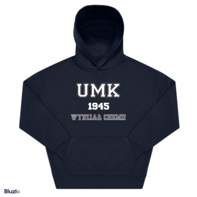 Bluza boxy z kapturem Wydział Chemii UMK