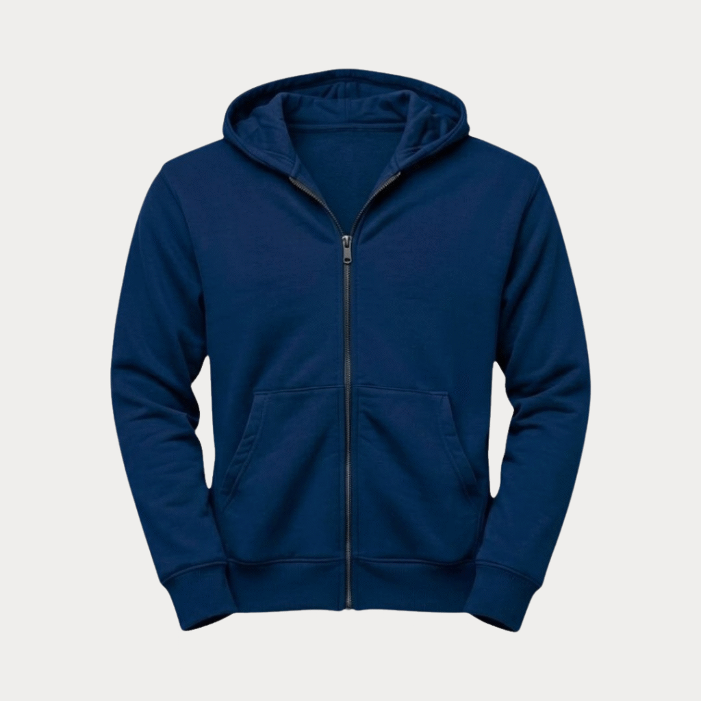 Bluza rozpinana unisex z własnym nadrukiem – Premium