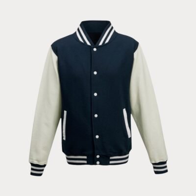 Bejsbolówka męska z własnym nadrukiem - Bluza Varsity Jacket Just Hoods