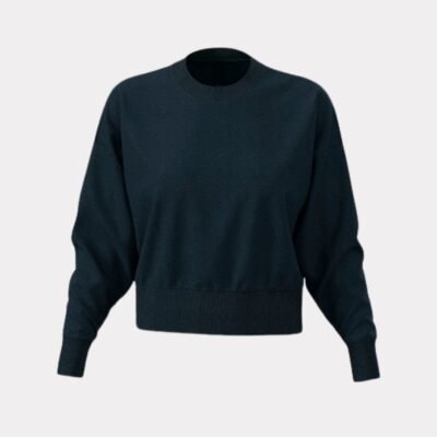 Bluza crewneck ultra boxy damska z własnym nadrukiem - Premium