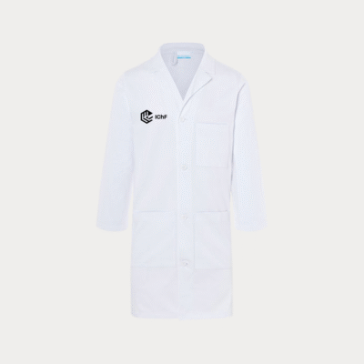 Fartuch laboratoryjny ICHF PAN Warszawa