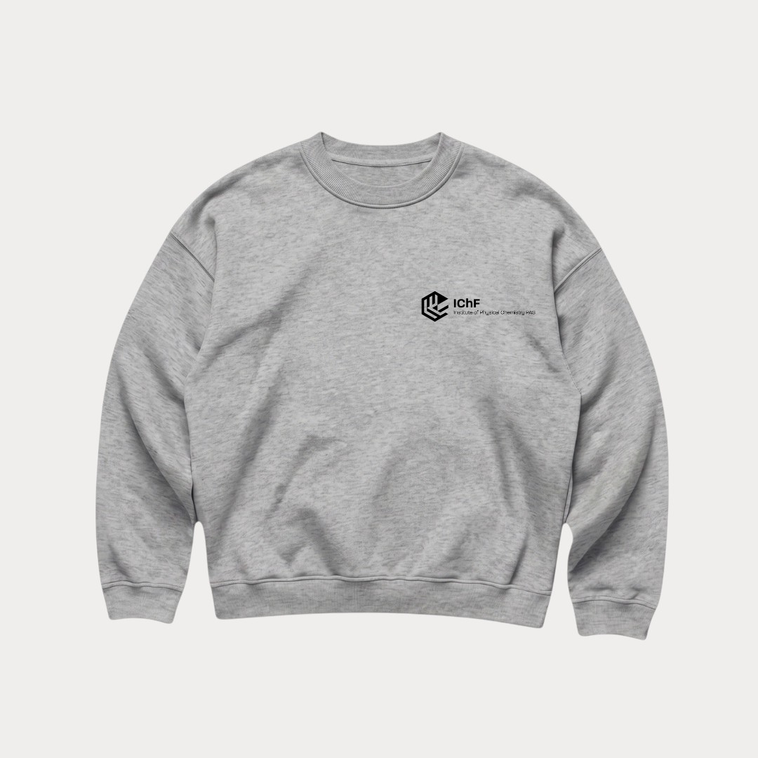 Bluza boxy bez kaptura ICHF PAN Warszawa - obrazek 4