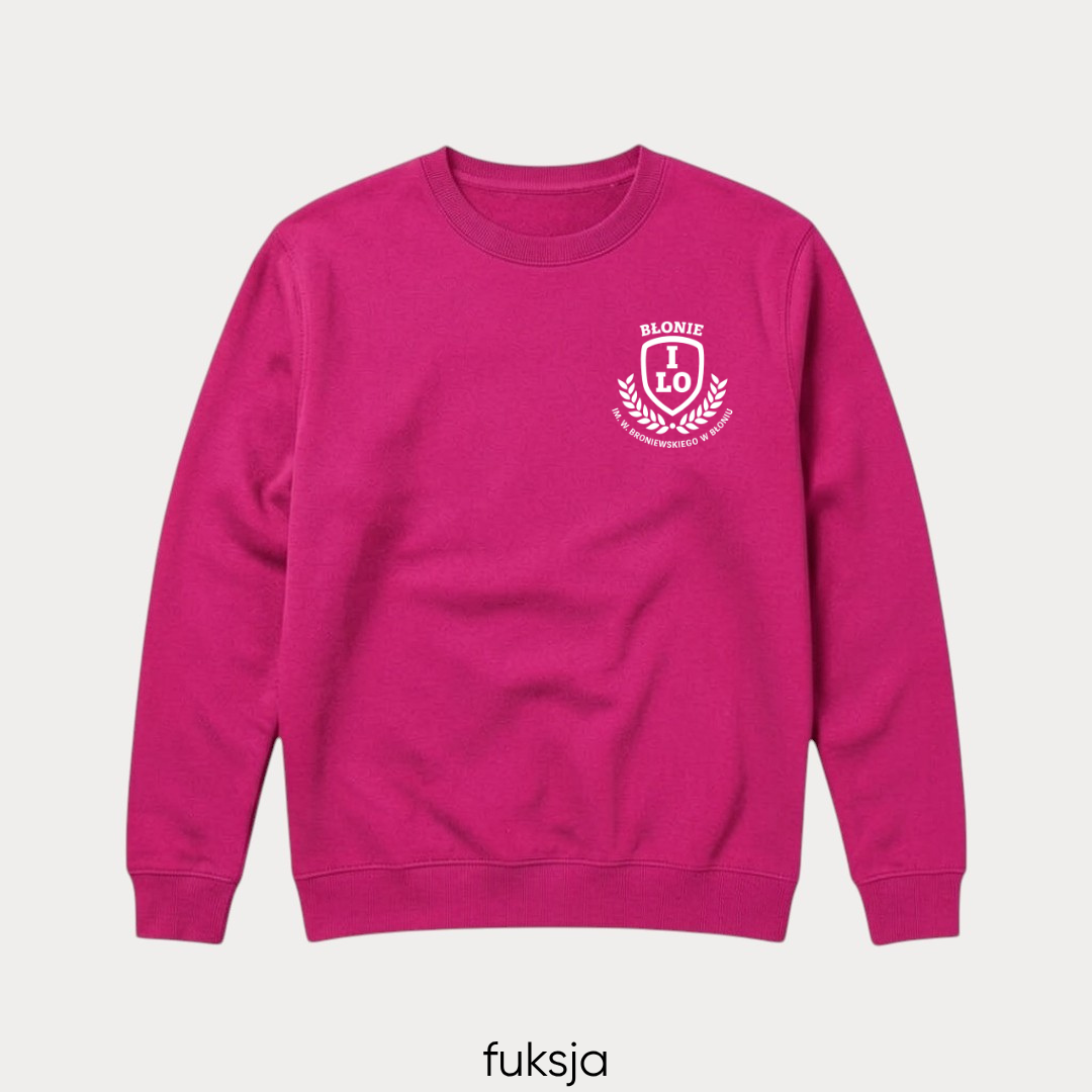 Bluza bez kaptura I LO Błonie - obrazek 9