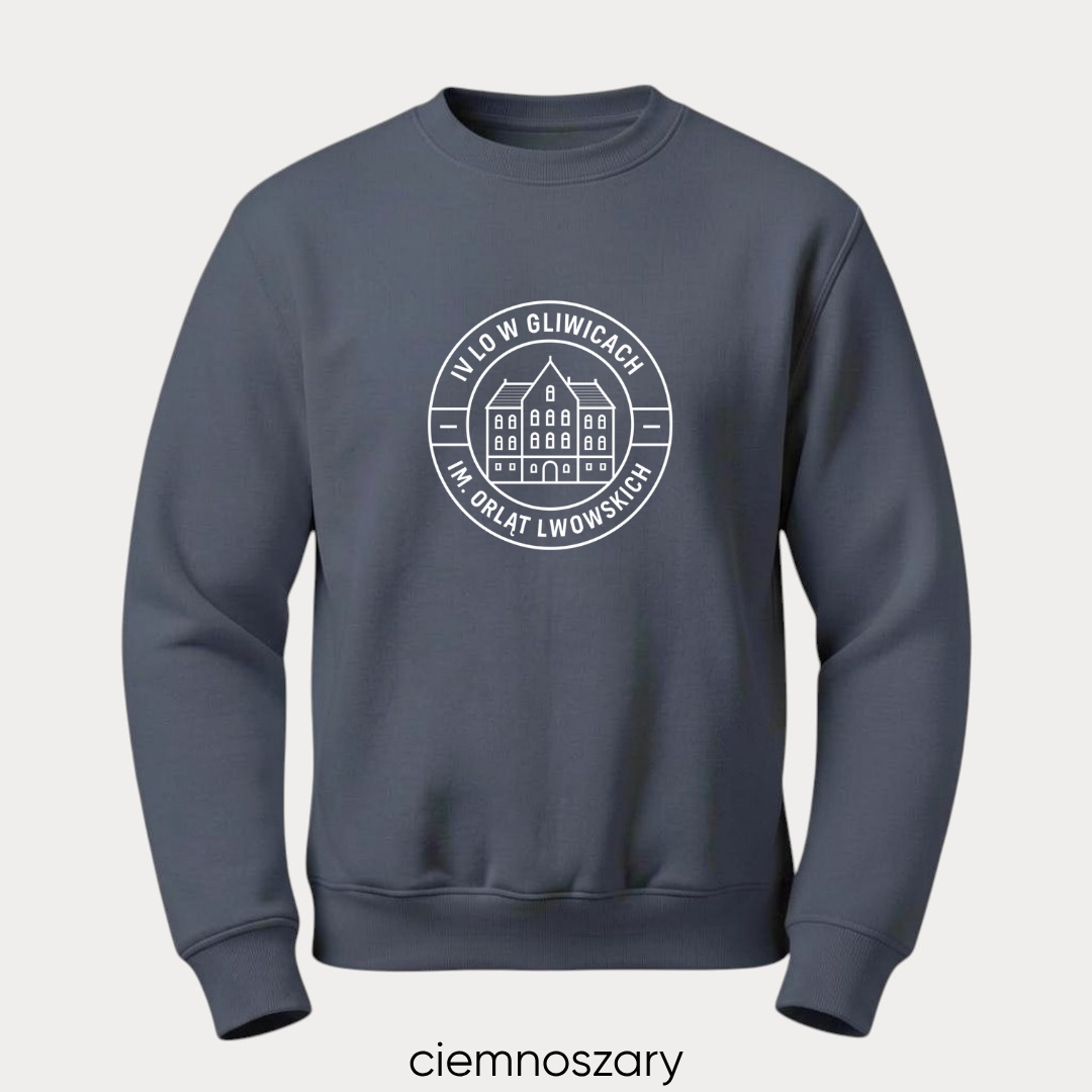 Bluza bez kaptura premium IV LO Gliwice - obrazek 15