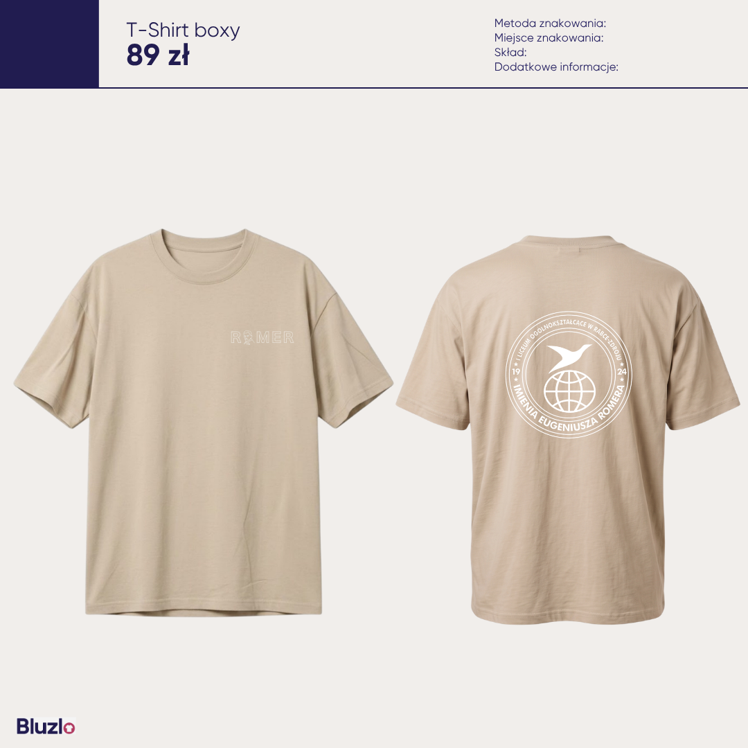 T-Shirt boxy I LO Rabka Zdrój - obrazek 3