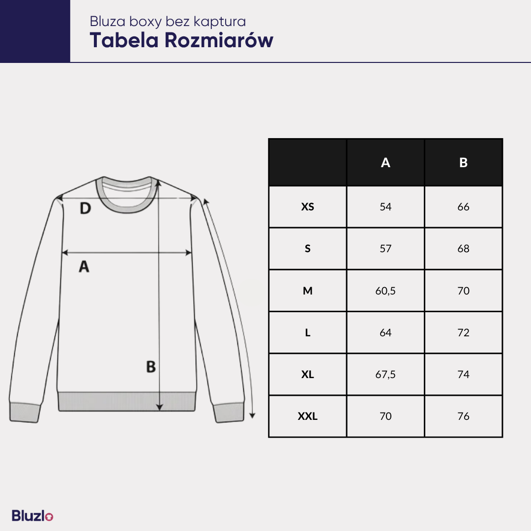 Bluza boxy bez kaptura I LO Zabrze - obrazek 10