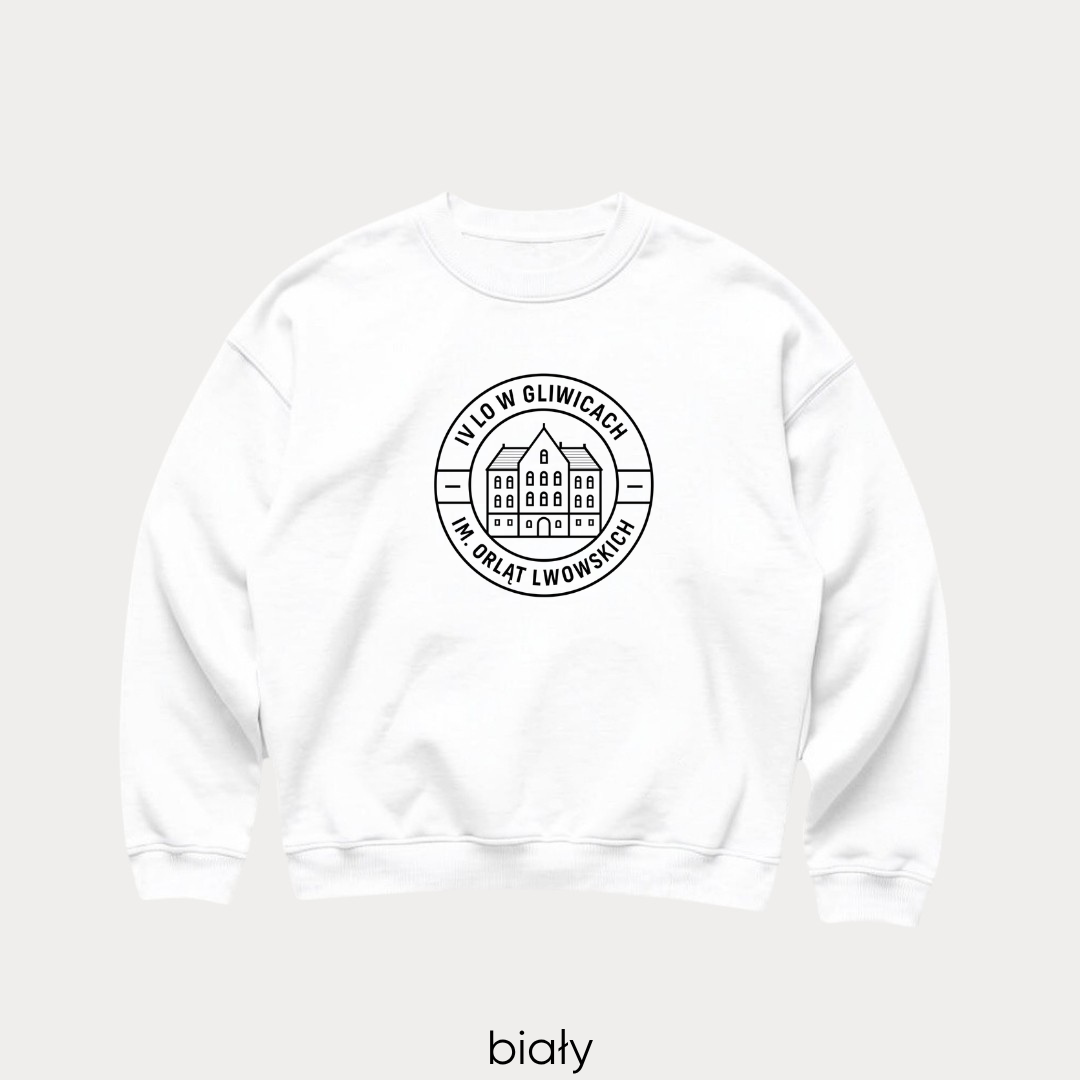 Bluza boxy bez kaptura IV LO Gliwice - obrazek 5