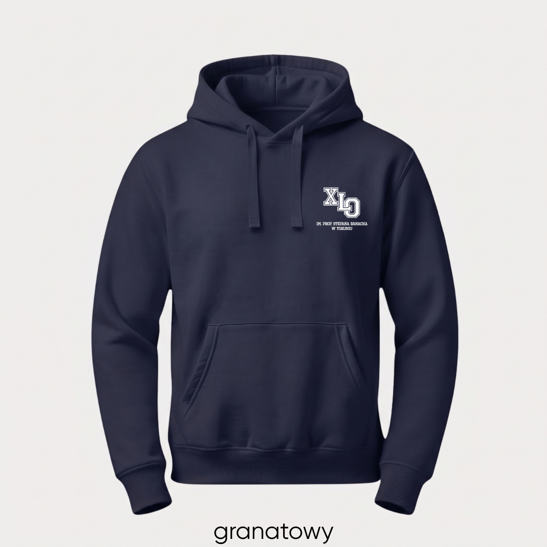 Bluza z kapturem premium X LO Toruń - obrazek 5