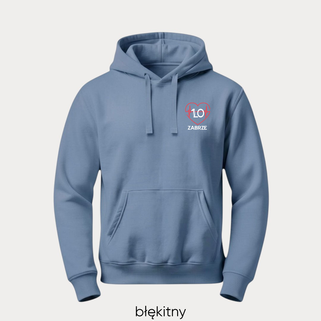 Bluza z kapturem premium I LO Zabrze - obrazek 12