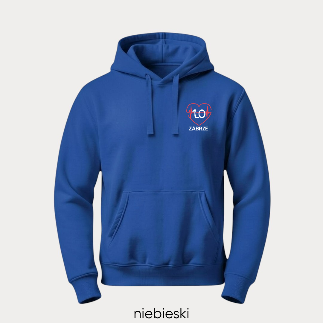 Bluza z kapturem premium I LO Zabrze - obrazek 8