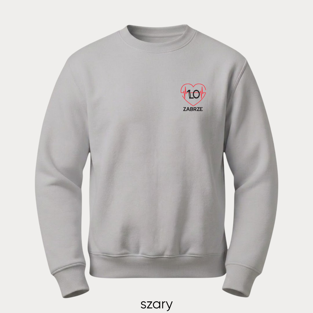 Bluza bez kaptura premium I LO Zabrze - obrazek 4