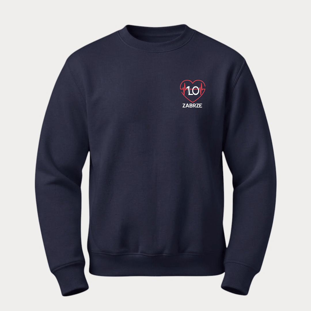 Bluza bez kaptura premium I LO Zabrze