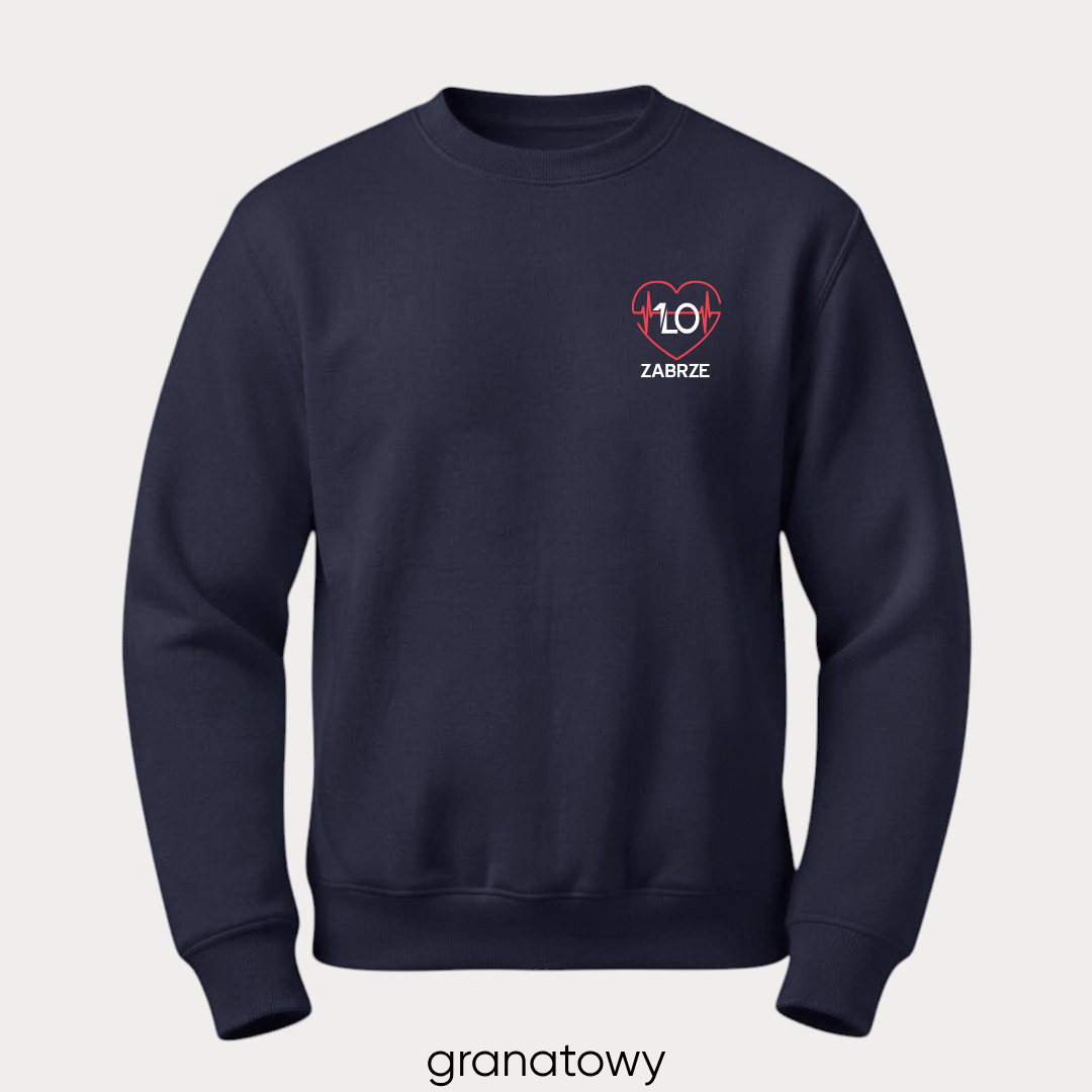 Bluza bez kaptura premium I LO Zabrze - obrazek 6