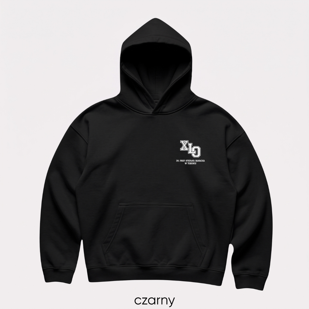 Bluza boxy z kapturem X LO Toruń - obrazek 7