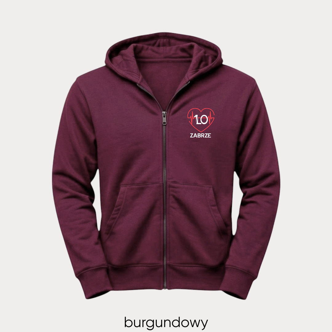 Bluza rozpinana premium I LO Zabrze - obrazek 4