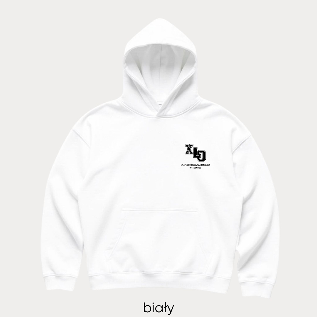 Bluza boxy z kapturem X LO Toruń - obrazek 5