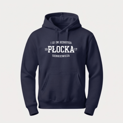 Bluza z kapturem premium I LO Płońsk
